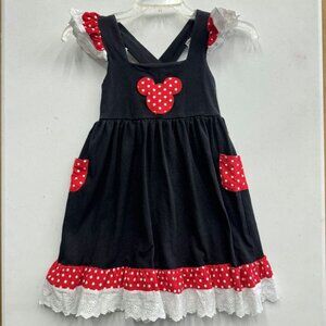 Ruffle Girl Disney Mickey Ears Dress Girl's 2XL